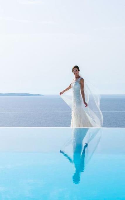Mykonos Sea View Luxury Villa By Calypso Sunset Villas Mykonos Town Exterior foto